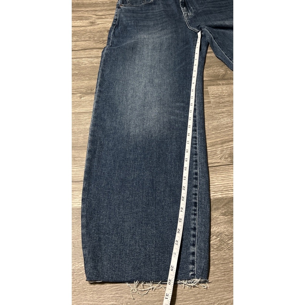 7 For All Mankind NWT Bonnie Curvilinear Barrel Leg High Rise Jean SZ 29 (30x30) - Picture 10 of 13